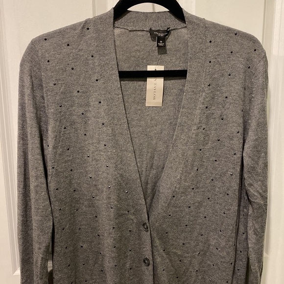 Ann Taylor Cashmere Blend Long Lightweight Cardigan NWT - Picture 5 of 15